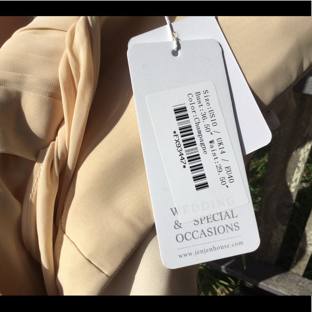 NWT JJsHouse Strapless Floor Length Dress - Picture 5 of 6
